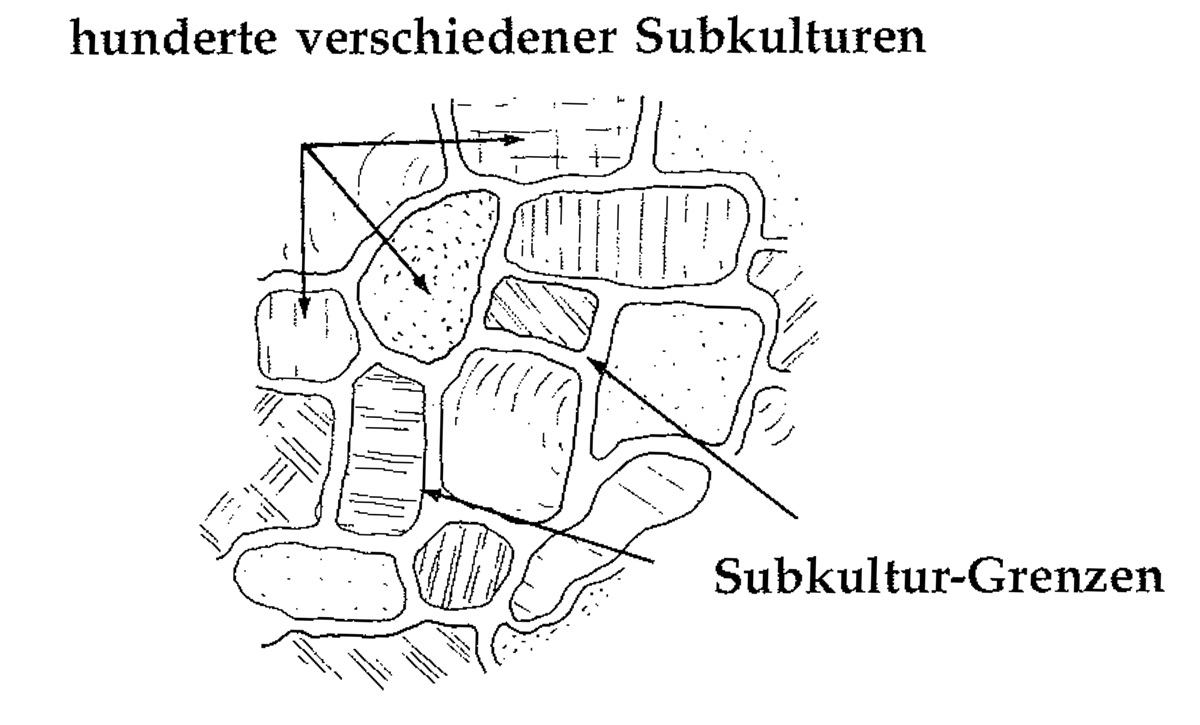 Eine Muster Sprache   8 MOSAIK AUS SUBKULTUREN Grafik