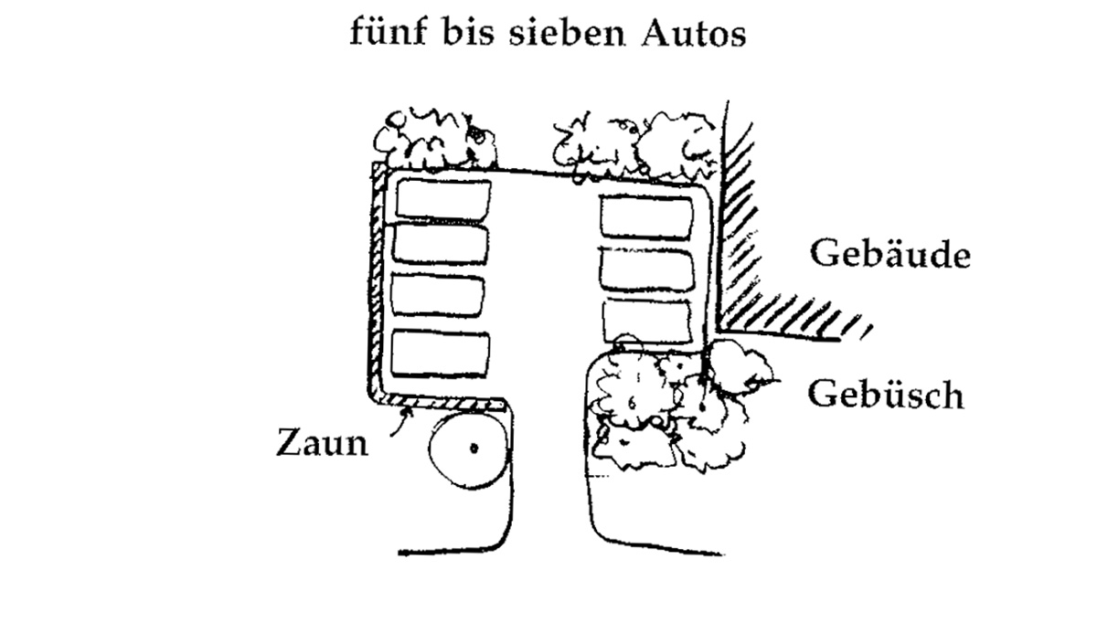 Eine Muster Sprache 103 KLEINE PARKPLATZE 1