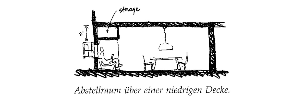 Eine Muster Sprache 190 VERSCHIEDENE RÄUMHÖHEN 1