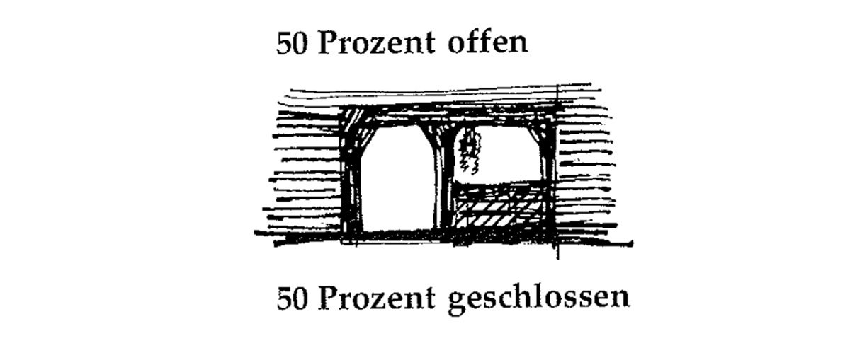 Eine Muster Sprache 193 DURCHBROCHENE WAND