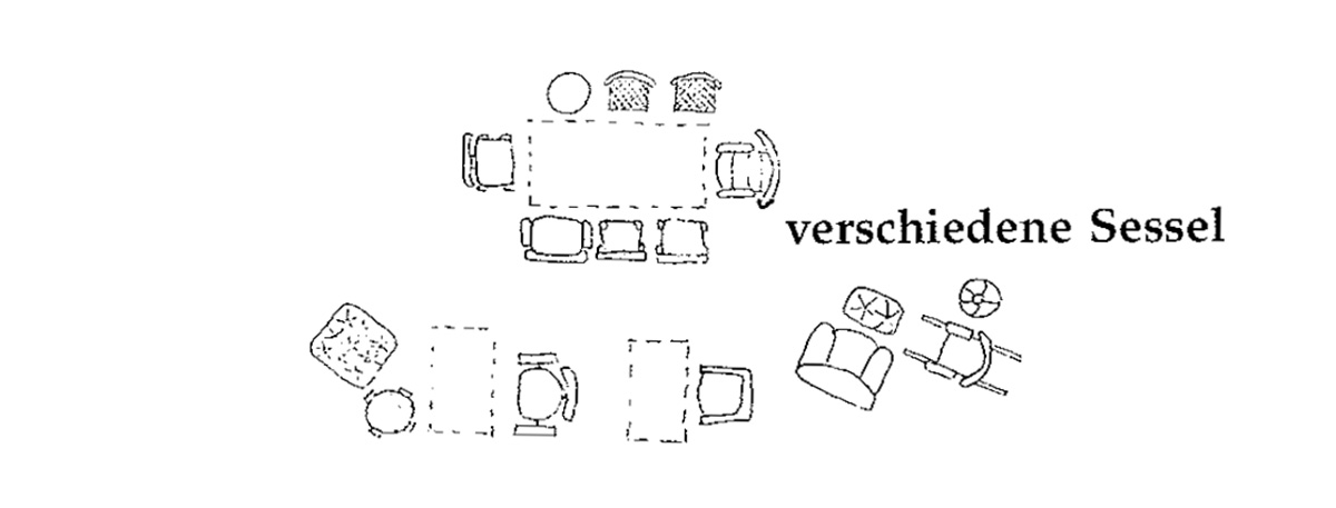 Eine Muster Sprache 251 VERSCHIEDENE SESSEL